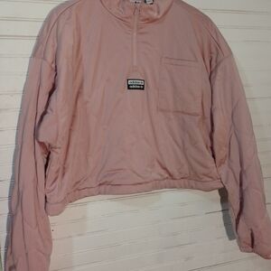 Adidas Women's Light Pink Puffer Jacket